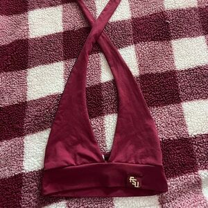 Florida State halter top tie up